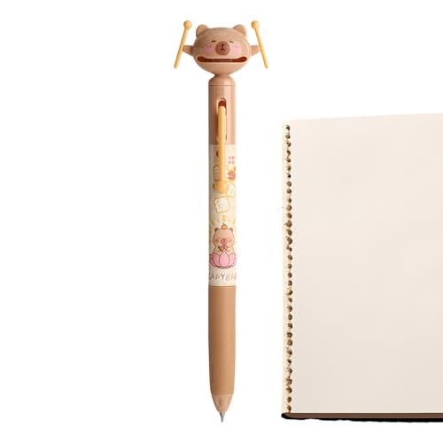 Gel Pens Schwarz,Capybara Druckmechanische Schwarz Tinte Gel Kugelschreiber - Schulbedarf Schreibtischzubehör Niedliche Schreibwaren für Klassenzimmer Geburtstagsparty Kinder Schüler Mädchen Gel Pens Schwarz,Capybara Druckmechanische Schwarz Tinte Gel Kugelschreiber - Schulbedarf Schreibtischzubehör Niedliche Schreibwaren für Klassenzimmer Geburtstagsparty Kinder Schüler Mädchen von Generisch