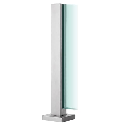 Geländerpfosten aus Edelstahl, Glas, 75 cm, Bodenmontage, Klemme für Balkon, Terrasse, Pool, Zaun, modernes Sicherheitsgeländersystem, langlebiges Outdoor-Design Geländerpfosten aus Edelstahl, Glas, 75 cm, Bodenmontage, Klemme für Balkon, Terrasse, Pool, Zaun, modernes Sicherheitsgeländersystem, langlebiges Outdoor-Design von Generisch