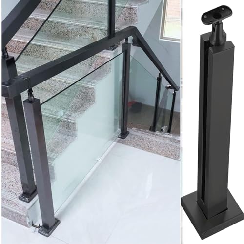 Geländerpfosten aus Edelstahl 304 mit schwarzem Glas, verstellbare Klemme für Pool, Garten, Balkon, langlebig, stilvoll, einfache Installation, moderne Sicherheitslösung. Geländerpfosten aus Edelstahl 304 mit schwarzem Glas, verstellbare Klemme für Pool, Garten, Balkon, langlebig, stilvoll, einfache Installation, moderne Sicherheitslösung. von Generisch