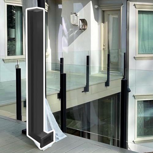 Geländerpfosten aus Glas – Seitenmontage Geländerpfosten Klemmen Kit für Pool Zaun Außentreppen Villen, Balkon & Treppe – Sicherheitslösung für drinnen und draußen Geländerpfosten aus Glas – Seitenmontage Geländerpfosten Klemmen Kit für Pool Zaun Außentreppen Villen, Balkon & Treppe – Sicherheitslösung für drinnen und draußen von Generisch