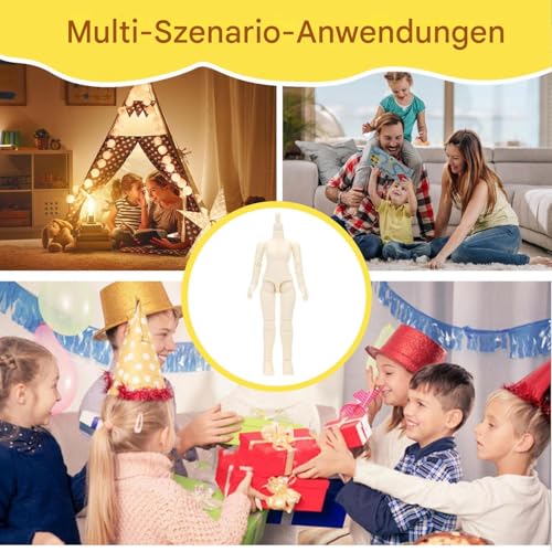 Gelenkige Körperpuppe | Actionfigur mit gelenkigem Körper,Kinder Kollektion Mit Flexiblem Zubehör Für Schreibtisch Nachttisch Gelenkige Körperpuppe | Actionfigur mit gelenkigem Körper,Kinder Kollektion Mit Flexiblem Zubehör Für Schreibtisch Nachttisch von Generisch