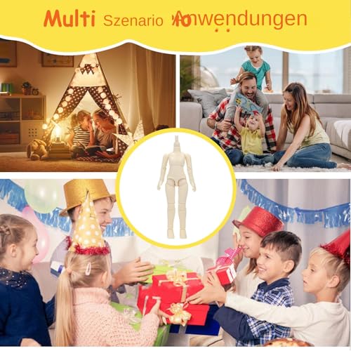 Gelenkpuppe,Mehrfach Gelenkige Puppenfigur - Kinder Kollektion Mit Flexiblem Zubehör Für Schreibtisch Nachttisch Gelenkpuppe,Mehrfach Gelenkige Puppenfigur - Kinder Kollektion Mit Flexiblem Zubehör Für Schreibtisch Nachttisch von Generisch