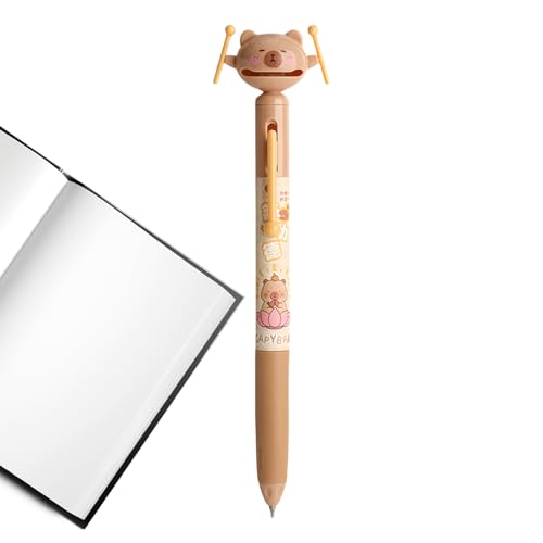 Gelschreiber, Capybara Druckmechanische Schwarz Tinte Gel Kugelschreiber, Schulbedarf Schreibtischzubehör Niedliche Schreibwaren für Klassenzimmer Geburtstagsparty Kinder Schüler Mädchen Gelschreiber, Capybara Druckmechanische Schwarz Tinte Gel Kugelschreiber, Schulbedarf Schreibtischzubehör Niedliche Schreibwaren für Klassenzimmer Geburtstagsparty Kinder Schüler Mädchen von Generisch