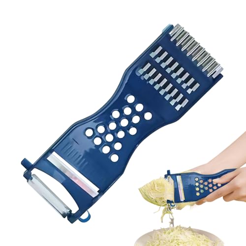 Gemüsefriseur 6-in-1 | Gemüseschneider für Gemüses Obsts | Multifunktions Gemüses Friseur Sparschäler Julienneschneider | Ergonomisch Manuelle Kartoffelschneider Gemüsefrisör für Küchenhelfer Gemüsefriseur 6-in-1 | Gemüseschneider für Gemüses Obsts | Multifunktions Gemüses Friseur Sparschäler Julienneschneider | Ergonomisch Manuelle Kartoffelschneider Gemüsefrisör für Küchenhelfer von Generisch