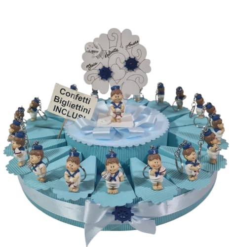 Generico Gastgeschenk zur Geburt und Taufe, Gastgeschenktorte Kind Seemann und Kärtchen (Gastgeschenke) von Generisch