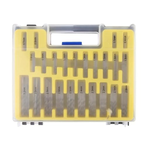 Generisch 0,4 mm - 3,2 150-teiliges Spiralbohrer-Set HSS-Mikropräzisions-Spiralbohrer for die Holzbearbeitung, Kunststoff und Aluminium, HSS-Bohrer-Set(150PCS Withbox) von Generisch