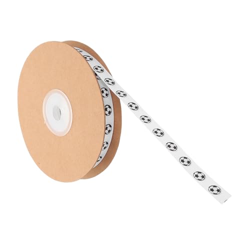 Generisch 1 Rolle Fußballband Sport Ripsband Hochzeitsdekoration Fußballbänder Geschenkband Für Sportpartys Fußballbänder Zum Basteln Bastelband Fußball Weiß Generisch 1 Rolle Fußballband Sport Ripsband Hochzeitsdekoration Fußballbänder Geschenkband Für Sportpartys Fußballbänder Zum Basteln Bastelband Fußball Weiß von Generisch