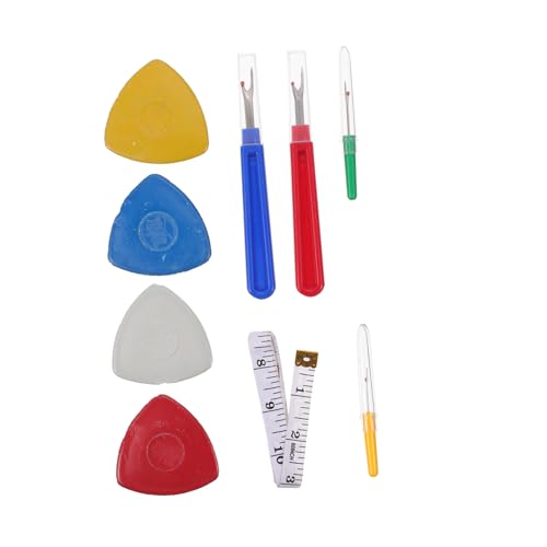 Generisch 1 Satz Sewing Supply Teiliges Nähwerkzeug mit Nahtauftrenner Schneiderkreide Maßband und Schneiderwerkzeugen für Anfänger und Professionelle Vielseitig Einsetzbar für Stoffe und von Generisch