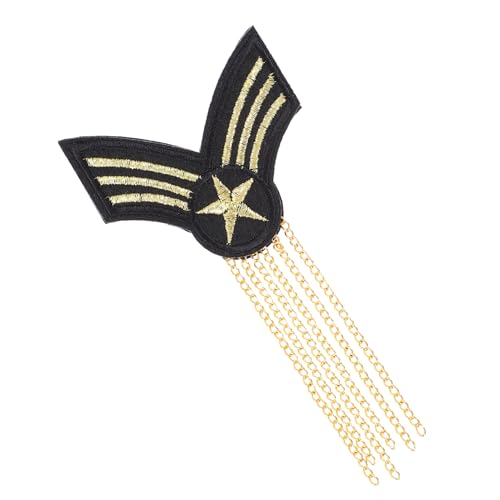 Generisch 1 Stück Männer Schulterabzeichen mit Quaste Epaulet Schulterklappen für Herren Vielseitige Modeaccessoires Generisch 1 Stück Männer Schulterabzeichen mit Quaste Epaulet Schulterklappen für Herren Vielseitige Modeaccessoires von Generisch
