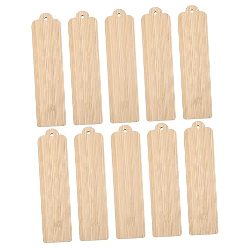 Generisch 10 Stück Diy Holz Lesezeichen Unfertige Bastelmaterialien für Kreative Projekte für Karten Deko und Personalisierte für Buchliebhaber Generisch 10 Stück Diy Holz Lesezeichen Unfertige Bastelmaterialien für Kreative Projekte für Karten Deko und Personalisierte für Buchliebhaber von Generisch