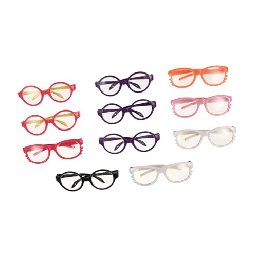 Generisch 11St Puppenbrille Puppen kinderpuppe mädchen kindertag ferngläser Puppe Verkleidet Brille Puppe Cosplay Partyzubehör Puppengläser Dekore Plastik Generisch 11St Puppenbrille Puppen kinderpuppe mädchen kindertag ferngläser Puppe Verkleidet Brille Puppe Cosplay Partyzubehör Puppengläser Dekore Plastik von Generisch