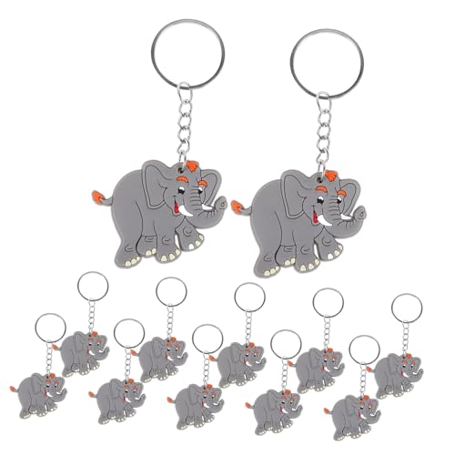 Generisch 12 Stück Elefanten-schlüsselanhänger Münze Kette Charme Ringe Reize Zubehör Beute Hase Perlen Süße Schlüsselanhänger Für Frauen Spiral- Plüsch Party Zinn Grey Generisch 12 Stück Elefanten-schlüsselanhänger Münze Kette Charme Ringe Reize Zubehör Beute Hase Perlen Süße Schlüsselanhänger Für Frauen Spiral- Plüsch Party Zinn Grey von Generisch