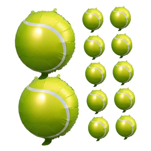 Generisch 12 Stück Tennisballon Zahlenballons Ballons Helium Baseball-ballons Luftballons Für Geburtstagsfeier Heliumballons Partyballon Jumbo-tennisball Tennisparty Aluminiumfolie Green Generisch 12 Stück Tennisballon Zahlenballons Ballons Helium Baseball-ballons Luftballons Für Geburtstagsfeier Heliumballons Partyballon Jumbo-tennisball Tennisparty Aluminiumfolie Green von Generisch