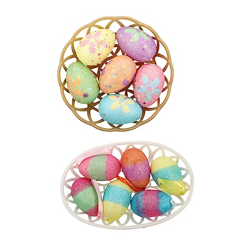 Generisch 12St Osterdekoration easter egg decoration dekorationsset für ostereier Ostern Fest Dekoration Ostern Eier Kunsthandwerk Set Eierfarbe Korb Osterei-Verzierung Ei aufschäumen Schaum Generisch 12St Osterdekoration easter egg decoration dekorationsset für ostereier Ostern Fest Dekoration Ostern Eier Kunsthandwerk Set Eierfarbe Korb Osterei-Verzierung Ei aufschäumen Schaum von Generisch