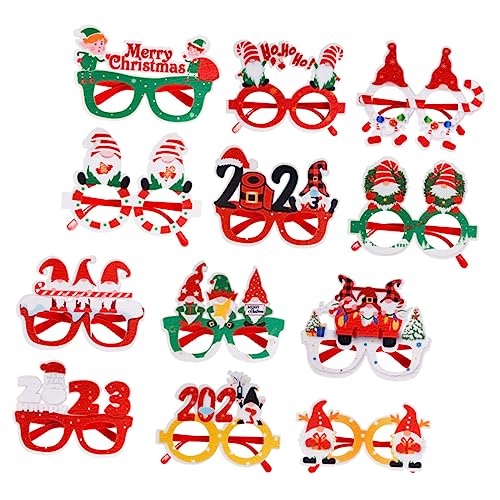 Generisch 12St lustige brille kinderferngläser weihnachtsmotiv dekoration weihnachten Lichter Weihnachtsfeier Foto Requisiten Brille für die Weihnachtsfeier weihnachtsparty liefert Plastik Generisch 12St lustige brille kinderferngläser weihnachtsmotiv dekoration weihnachten Lichter Weihnachtsfeier Foto Requisiten Brille für die Weihnachtsfeier weihnachtsparty liefert Plastik von Generisch