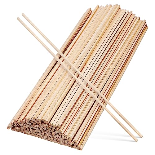 Generisch 150Stücke Unvollendete Holzstangen für DIY Holzstreifen Bastelmaterial für Geeignet für Handwerksprojekte und Modellbau Leicht zu Bearbeiten Gestalten von Generisch