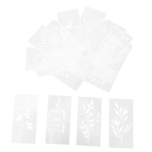 Generisch 18stücke Teiliges Blumen-schablonen Präzise Malerei Wiederverwendbare -vorlagen Für Kunst Scrapbooking Und Wanddekoration Hochwertige Designs von Generisch
