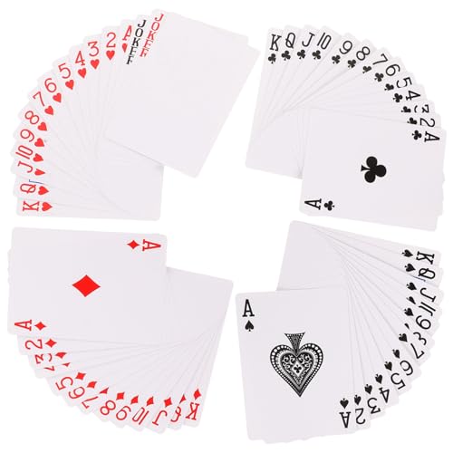 Generisch 1Satz Leeres Kartenset für DIY Spiele Sublimations Pokerkarten aus Papier Einseitig Bedruckbar für Kreative Spieleabende und Entspannende mit Freunden Generisch 1Satz Leeres Kartenset für DIY Spiele Sublimations Pokerkarten aus Papier Einseitig Bedruckbar für Kreative Spieleabende und Entspannende mit Freunden von Generisch