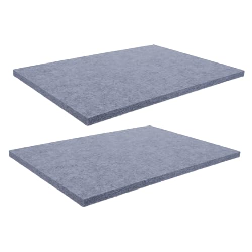 Generisch 2 Stück Dicke Filzmatten für Geräuschdämmung und Bastelprojekte Vielseitige Bügelunterlage für Quilting Diy und Heimdekoration von Generisch