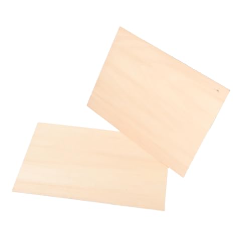 Generisch 2 Stück Holzplatten zum Basteln Handwerkliche Druckplatte Massivem Holz mit Glatter Oberfläche für Präzises Schnitzen und Druckarbeiten für Diy Projekte von Generisch