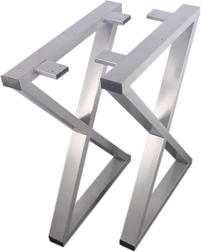Generisch 2 Stück Möbelbeine aus Metall, industrielle Doppeldreieck-Tischbeine, Moderne DIY-Heavy-Duty-Schreibtischbank-Kaffeetischbeine(15.7 * 28.5in) von Generisch