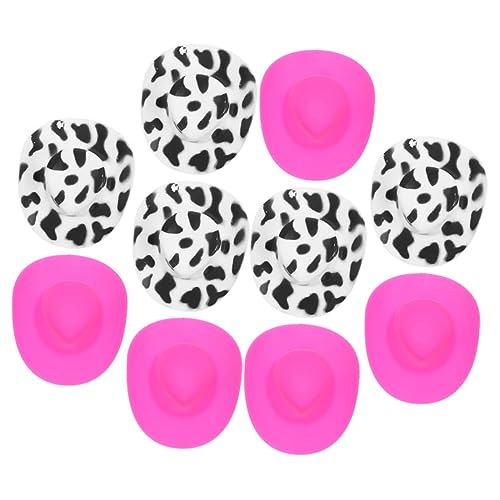 Generisch 20St Plastikhüte doll Accessories Puppenhut Puppenhaardekoration Puppenkleidungszubehör Plastikhut Miniaturhüte selber Machen dekorative Hüte Party-Mini-Hut von Generisch