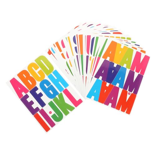 Generisch 24 Blatt wasserfester Buchstabenaufkleber Etiketten Aufkleber dauerhaft Weiße Buchstabenaufkleber Klebstoff mit kleine Alphabet-Aufkleber Adressaufkleber für den Briefkasten Papier Generisch 24 Blatt wasserfester Buchstabenaufkleber Etiketten Aufkleber dauerhaft Weiße Buchstabenaufkleber Klebstoff mit kleine Alphabet-Aufkleber Adressaufkleber für den Briefkasten Papier von Generisch