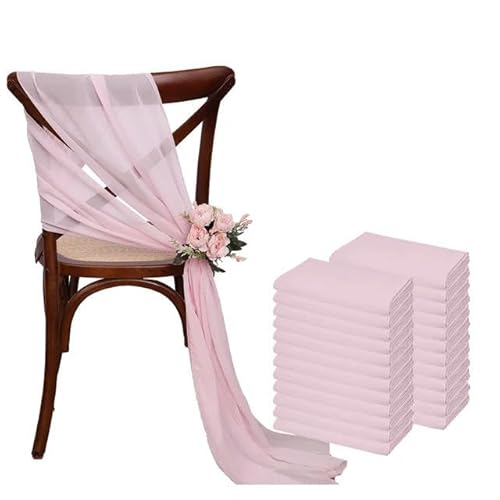 Generisch 24 Stück 30 * 275 cm Rosa 12er Set Chiffon-Stuhlschärpen für Hochzeitsstuhlhussen Band Hochzeitsfeier Chiffon Vertikale Stuhlvorhänge Generisch 24 Stück 30 * 275 cm Rosa 12er Set Chiffon-Stuhlschärpen für Hochzeitsstuhlhussen Band Hochzeitsfeier Chiffon Vertikale Stuhlvorhänge von Generisch