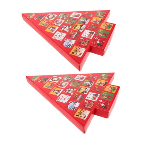 Generisch 2st Weihnachtsgeschenkpaket Countdown Zum Feiertagskalender Feiertags-countdown-boxen Tischdekoration Für Den Urlaub Diy-feiertags-countdown Adventskalender 2024 Rot Papier Generisch 2st Weihnachtsgeschenkpaket Countdown Zum Feiertagskalender Feiertags-countdown-boxen Tischdekoration Für Den Urlaub Diy-feiertags-countdown Adventskalender 2024 Rot Papier von Generisch