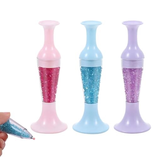 Generisch 3 Stück Nachfüllbarer Vasenstift Blumentopf, Diamonds Painting Zubehör Stift, Diamant Malstift Spender, Diamant Kunstwerkzeuge und Zubehör für die Herstellung von Nagelkunsthandwerk Generisch 3 Stück Nachfüllbarer Vasenstift Blumentopf, Diamonds Painting Zubehör Stift, Diamant Malstift Spender, Diamant Kunstwerkzeuge und Zubehör für die Herstellung von Nagelkunsthandwerk von Generisch