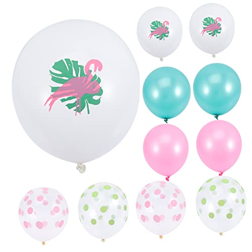Generisch 30 Stück Teiliges Set Hawaiian Luftballons für Geburtstagsfeiern Sommerliche Partydekoration mit Flamingo und Ananasdesigns für Unvergessliche und Festliche von Generisch