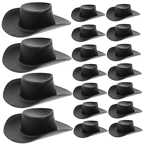 Generisch 30st Mini-cowboyhut Hut Frauen Hüte Für Frauen Kuhmädchenhüte Kinderhüte Mini-Zylinder Miniaturhüte Basteln Hüte Masse Austauschbare Miniaturhüte Puppenhüte Basteln Black Plastik Generisch 30st Mini-cowboyhut Hut Frauen Hüte Für Frauen Kuhmädchenhüte Kinderhüte Mini-Zylinder Miniaturhüte Basteln Hüte Masse Austauschbare Miniaturhüte Puppenhüte Basteln Black Plastik von Generisch