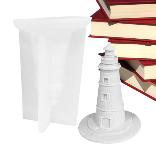-Silikonformen, Leuchtturm-Kerzen-Harzornamente,Antihaft-Leuchtturm-Design, Kunsthandwerk | Kerzenherstellungsformen, Gießform aus Kunstharz, sicher, weich, einfach zu verwenden -Silikonformen, Leuchtturm-Kerzen-Harzornamente,Antihaft-Leuchtturm-Design, Kunsthandwerk | Kerzenherstellungsformen, Gießform aus Kunstharz, sicher, weich, einfach zu verwenden von Generisch
