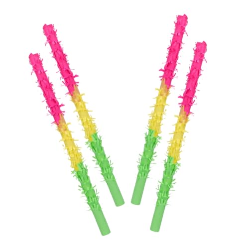 Generisch 4 Stück Piñata-Sticks Buster Pinata und Stock Ringwurfspiel Stange geburtstagsfeier deko party spiele Pinatas-Stick zum Geburtstag Festival-Pinata-Stick Papier Generisch 4 Stück Piñata-Sticks Buster Pinata und Stock Ringwurfspiel Stange geburtstagsfeier deko party spiele Pinatas-Stick zum Geburtstag Festival-Pinata-Stick Papier von Generisch