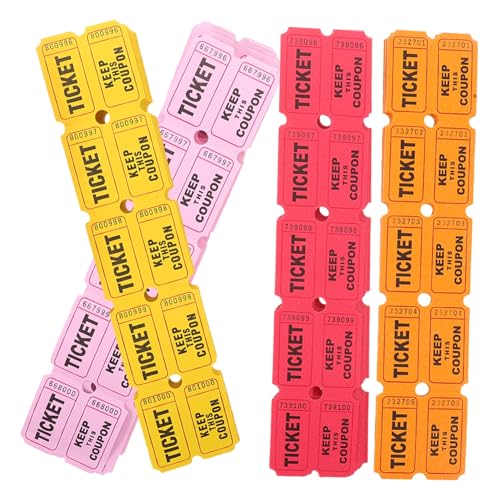 Generisch 400 Stück Rolle Lose Zirkus Tombola-tickets Tombola Körbe Spendenaktion Preise Tickets Tombola-preise Tickets Etiketten Tickets Für Unterhaltungs-tombola Tombolatrommel Papier von Generisch