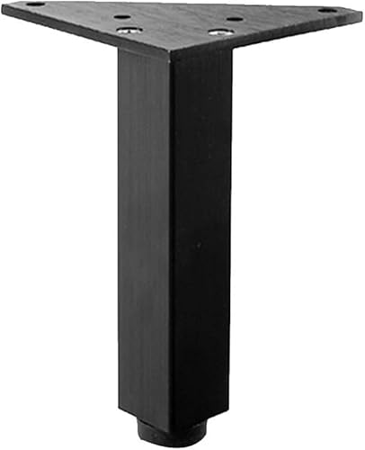 Generisch 4er-Set Moderne Möbelbeine Aus Metall, Robuste Sofabeine Und Schrankbeine Aus Vierkantrohren, Verstellbare DIY-Couchtischbeine(15cm) von Generisch