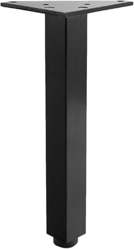 Generisch 4er-Set Moderne Möbelbeine Aus Metall, Robuste Sofabeine Und Schrankbeine Aus Vierkantrohren, Verstellbare DIY-Couchtischbeine(25cm) von Generisch