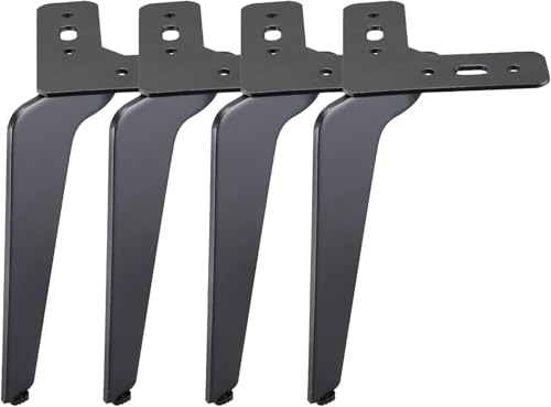 Generisch 5,9/7,87 Zoll Möbelbeine aus Metall, Schrank-/Couchfüße, DIY-Ersatzfüße, 4 Stück, tragend 1000 lbs(20cm) von Generisch