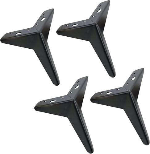 Generisch 5,9 Zoll/6,7 Zoll Möbelbeine, DIY Sofabein/Couchfüße Ersatzbein - 1000 Pfund - 4 Stück(A,17CM) von Generisch