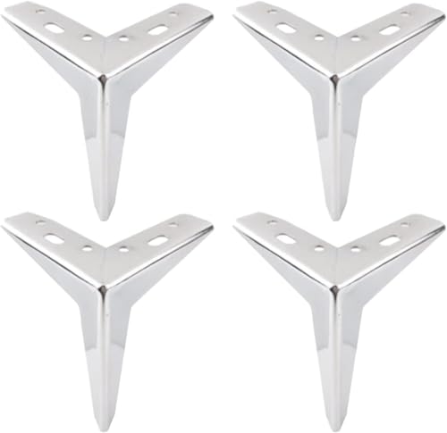 Generisch 5,9 Zoll/6,7 Zoll Möbelbeine, DIY Sofabein/Couchfüße Ersatzbein - 1000 Pfund - 4 Stück(C,17CM) von Generisch