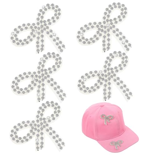 Generisch 5 Stück Perlen Schleifenbesatz Schleifen Applikation Verzierung Glänzende Schleife Strass Applikation Kleidungsstück Schleifenknoten Patches Schleifen Patches Dekorative Generisch 5 Stück Perlen Schleifenbesatz Schleifen Applikation Verzierung Glänzende Schleife Strass Applikation Kleidungsstück Schleifenknoten Patches Schleifen Patches Dekorative von Generisch