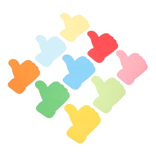 Generisch 54 Stück Teiliges Buntes Papierausschnitt Kreative Handmotiv Deko für Klassenzimmer Bastelpapier für DIY Wanddekoration Vielseitig für Schule Kindergarten Party und Zuhause von Generisch