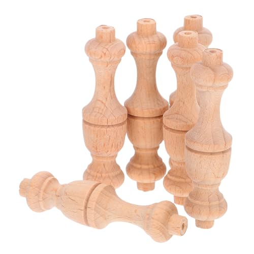 Generisch 6 Stück Massive Holzkürbisdekoration Dekorative Holzspindeln Balusterspindeln aus Holz Mini römische Säule unlackierte Holzbaluster dekorative hölzerne Baluster Khaki Generisch 6 Stück Massive Holzkürbisdekoration Dekorative Holzspindeln Balusterspindeln aus Holz Mini römische Säule unlackierte Holzbaluster dekorative hölzerne Baluster Khaki von Generisch