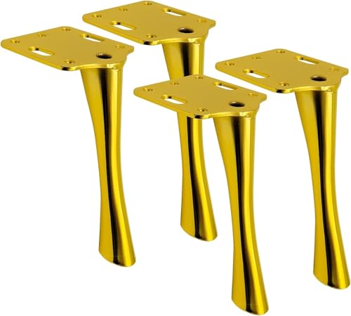 Generisch 6-Zoll-Sofabeine aus Metall, Moderne Möbelbeine, for Tische, Stühle, Schränke, Ottomane, Fernsehständer, 4 Stück(B) von Generisch