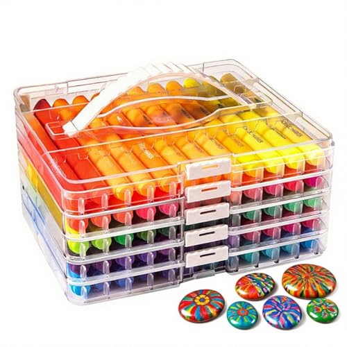 Generisch 60 Farben Acrylstifte Für Steine Wasserfest, Steine Bemalen Stifte, Acrylic Paint Marker, Acrylstifte Für Holz Metall Keramik, artistbedarf Für Kinder Und Erwachsene von Generisch