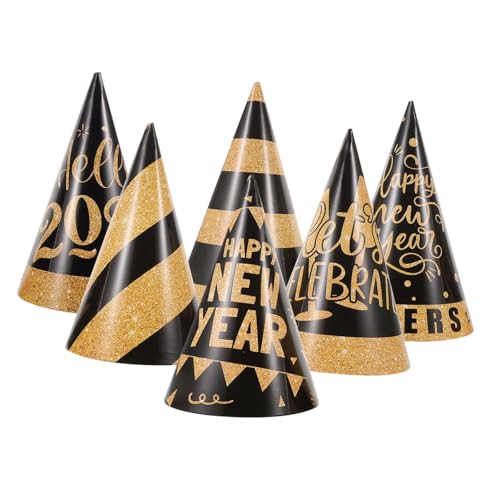 Generisch 6st Geburtstag Papierhut Glitzernder Partyhut Silvester-party-cap Kegelhut Für Silvester Glänzender Festhut Frohes Neues Jahr Partyhüte Mini-geburtstagshüte -silvesterhüte Generisch 6st Geburtstag Papierhut Glitzernder Partyhut Silvester-party-cap Kegelhut Für Silvester Glänzender Festhut Frohes Neues Jahr Partyhüte Mini-geburtstagshüte -silvesterhüte von Generisch
