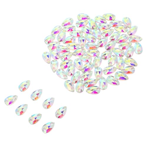Generisch 72 Stück Drop-förmige Handnähte Drill Bling aufnähen Edelsteine aus Flachglas Glassteinsteine für Handwerk Glassteine zum Nähen Bastelbedarf für Hochzeiten Hochzeitshandwerk Generisch 72 Stück Drop-förmige Handnähte Drill Bling aufnähen Edelsteine aus Flachglas Glassteinsteine für Handwerk Glassteine zum Nähen Bastelbedarf für Hochzeiten Hochzeitshandwerk von Generisch