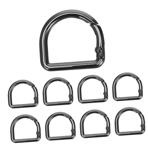 Generisch 9Stücke D Ringe Federclips Metall Robuste Schlüsselhaken für Geldbörsen und Schlüsselbund Kompakte und Leichte Federschnappringe für Sichere Befestigung Generisch 9Stücke D Ringe Federclips Metall Robuste Schlüsselhaken für Geldbörsen und Schlüsselbund Kompakte und Leichte Federschnappringe für Sichere Befestigung von Generisch