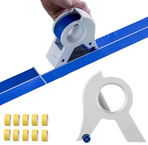 Generisch Abroller für Malerband, Maskiermaschine, Maskiermaschine, sicherer Master-Klebebandspender mit 10 Rollen Klebeband zum Malen von Generisch