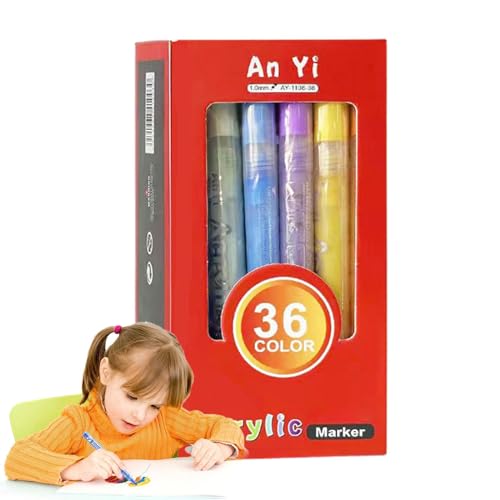 Generisch Acrylfarben, Acrylstifte für die Malerei, Hochpigmentierte Zeichenmarker, Wasserdicht Generisch Acrylfarben, Acrylstifte für die Malerei, Hochpigmentierte Zeichenmarker, Wasserdicht von Generisch